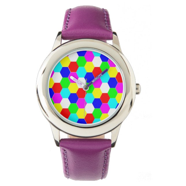 COLORFUL HEXAGONS WATCH (Front)