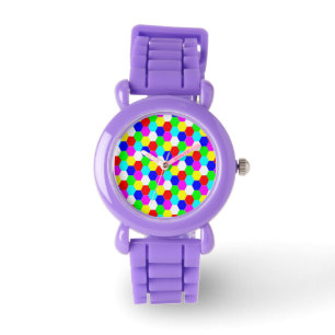 COLORFUL HEXAGONS WATCH