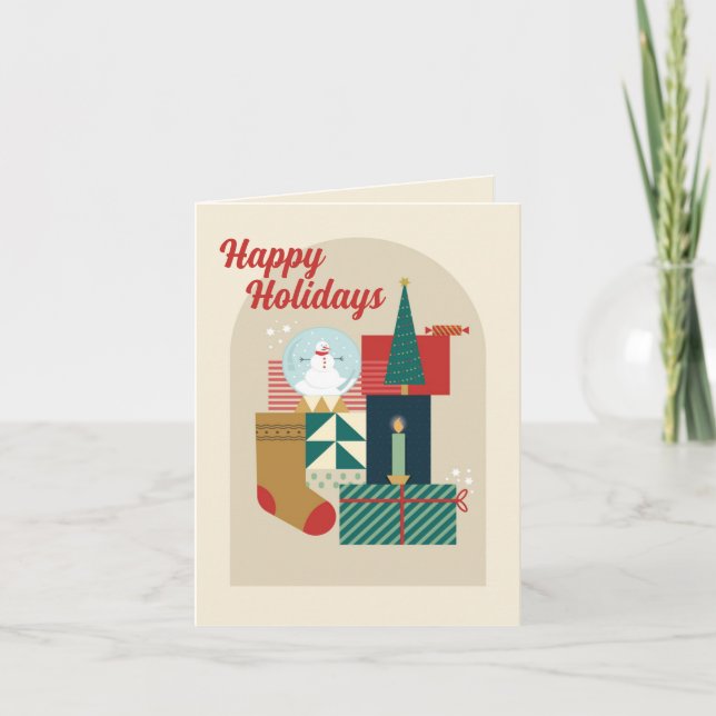 COLORFUL HOLIDAY GREETING CARD (Front)