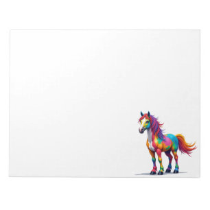 Colorful Horse Notepad
