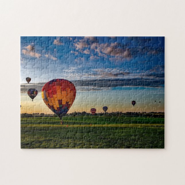 Colorful Hot Air Balloon Festival Jigsaw Puzzle (Horizontal)