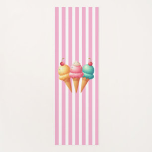 Colorful Ice cream Yoga Mat