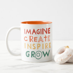 Colorful Inspirational Creativity Artist Mug