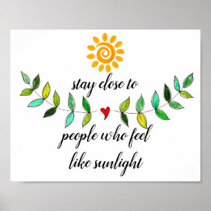 Colorful Inspirational Friendship Poster