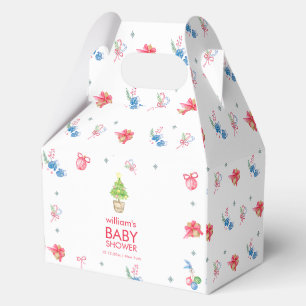 Colorful It's Cold Outside Winter Baby Shower Favour Box