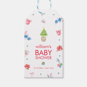 Colorful It's Cold Outside Winter Baby Shower Gift Tags