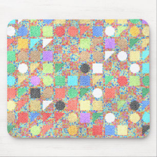 Colorful Jackuard Knitting Pattern Mouse Mat