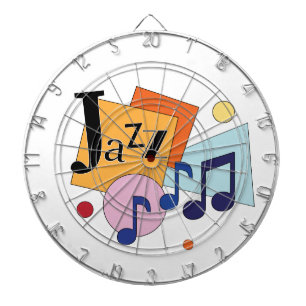 Colorful Jazz Modern Art Design Dartboard