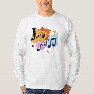 Colorful Jazz Modern Art Design T-Shirt