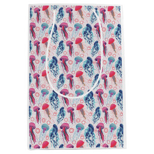 Colorful Jelly fishes Medium Gift Bag