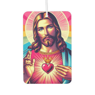Colorful Jesus air freshener! Car Air Freshener