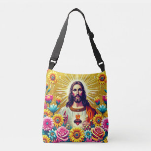 Colorful Jesus bag! Crossbody Bag