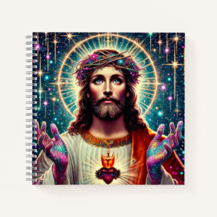 Colorful Jesus notebook! Notebook