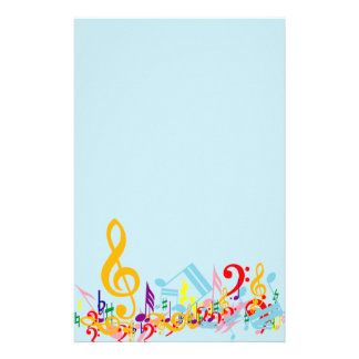 Music Custom Stationery, Music Stationery Templates