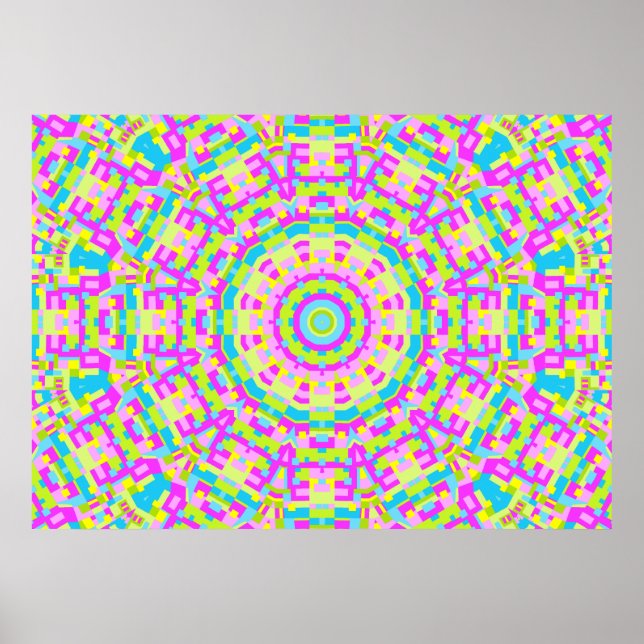 Colorful Kaleidoscope 03 Poster (Front)