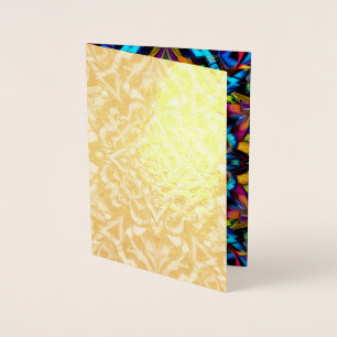 Colorful Kaleidoscope Mandala Design Mug, pillow Foil Card