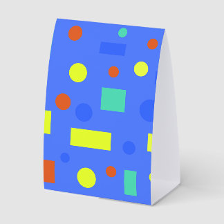 Colorful Kids Geometric Shapes Birthday Wrapping P