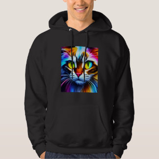 Colorful Kitten Hoodie