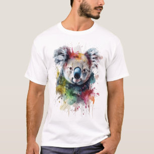 Colorful Koala: A vibrant illustration T-Shirt
