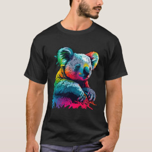Colorful Koala Bear Cute T-Shirt