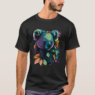 Colorful Koala Cute Bear T-Shirt