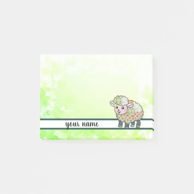 colorful lamb post-it notes (Front)