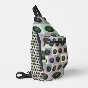 Colorful Lawn Bowls Pop Art, Sling Bag