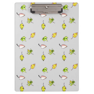 Colorful Leaves Falling Clipboard