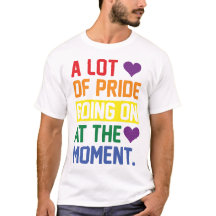 Colorful LGBTQ+ Rainbow Pride Custom Text back