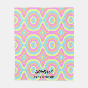 Colorful Life  Fleece Blanket