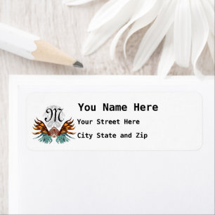 Colorful Lionfish Monogram