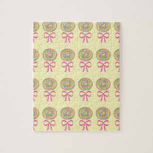 Colorful lollipops pattern jigsaw puzzle