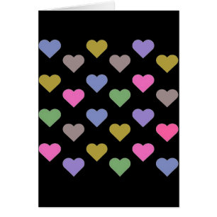 Colorful Love Hearts