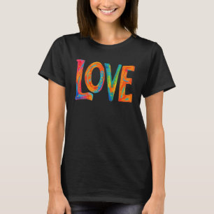 Colorful Love Word T-Shirt