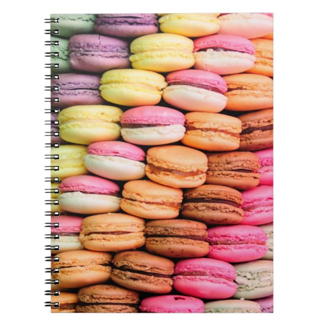 Colorful Macaroons Notebook (Front)