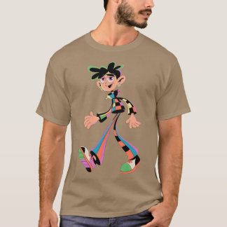 Colorful Madness Eccentric Cartoon Character girl T-Shirt