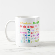 Colorful Mah Jongg Mug