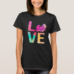 Colorful Maltese Dog Mom Maltese T-Shirt