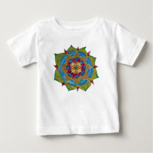 Colorful Mandala Baby Fine Jersey T-Shirt