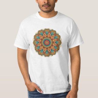 Colorful Mandala Floral Boho Art T-Shirt