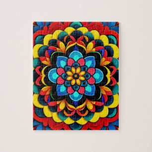 Colorful Mandala Jigsaw Puzzle