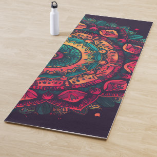 Colorful Mandala Yoga Mat