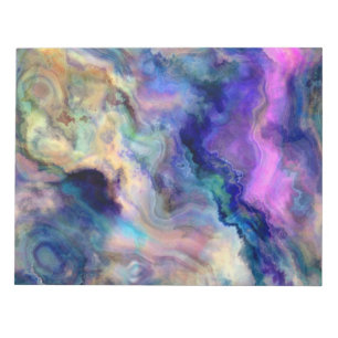 Colorful marble notepad