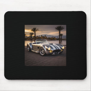Colorful matte race car mouse mat