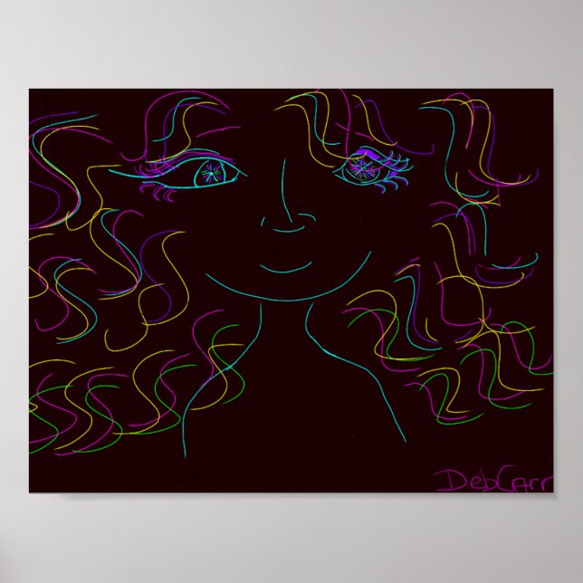 Colorful Me-poster print (Front)