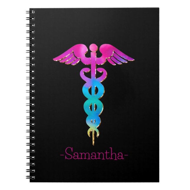 Colorful Medical Sign Notebook (Front)