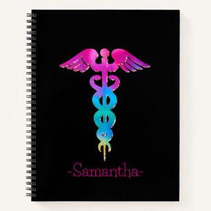 Colorful Medical Sign Notebook