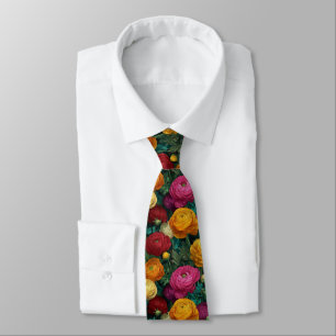 Colorful Menswear Ties Ranunculus