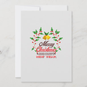 Colorful Merry and Bright Christmas 2026 Holidy Invitation