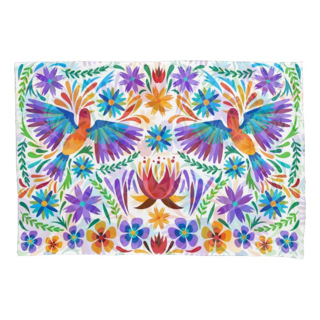 Colorful Mexican Design Pillowcase (Front)